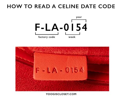 does celine bag have serial number|celine bags factory code.